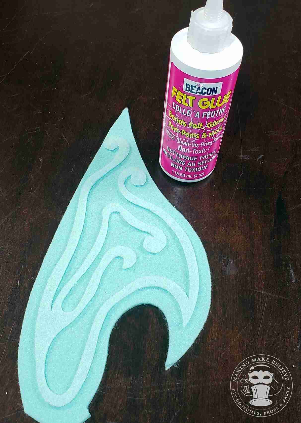 Attach accent pieces