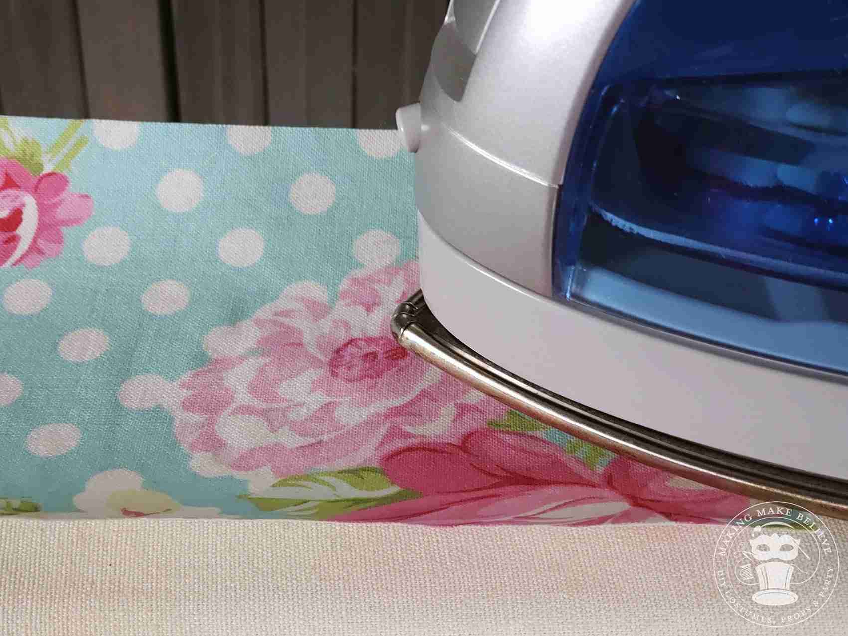 Iron Wunder-Under to back of fabric