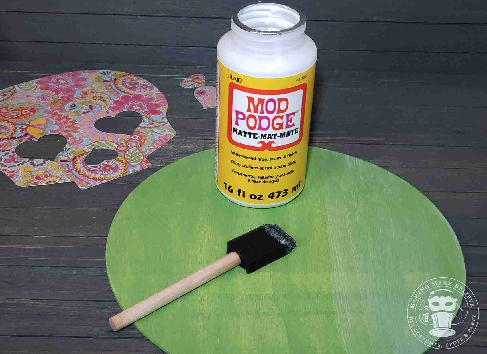 Coat with Mod Podge